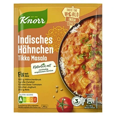 Abbildung von Knorr Fix Würzmischung, Indisches Hähnchen Tikka Masala, 36 g