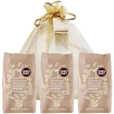 Abbildung von GUSTONE. One&amp;Only White Chocolate Powder 3 x 800g Beutel Geschenkset