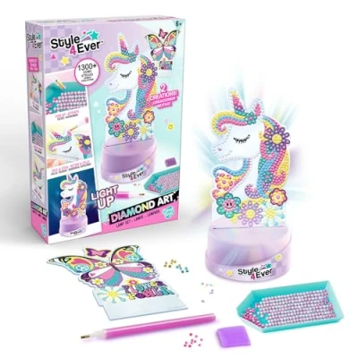 Abbildung von STYLE 4 EVER Diamond Art Lamp Set