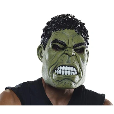 Abbildung von Metamorph Verkleidungsmaske Avengers Endgame Hulk Maske Halloween Fasching, Grimmiger als hochwertige Dreiviertelmaske für Erwachsene