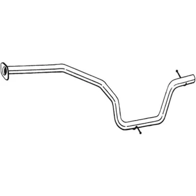 Abbildung von BOSAL 900 033 Abgasrohr FORD: MONDEO 4 Turnier, S Max Mk1, Galaxy Mk2 MPV