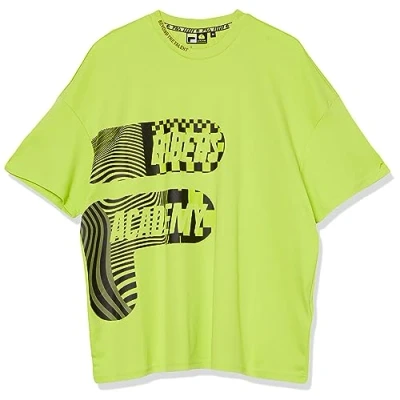 Abbildung von VR/46 Riders Academy T Shirts Fila ,Unisex,L,Fluogelb