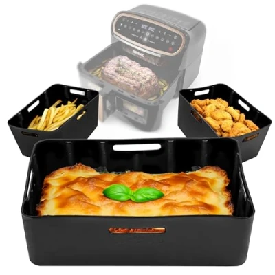 Abbildung von Duronic Heißluftfritteuse, AFL3 Heißluftfritteuse Silikonform, Wiederverwendbar, Airfryer Zubehör