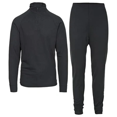 Abbildung von Trespass Herren Unite360 Basisschicht Set, Black X, L