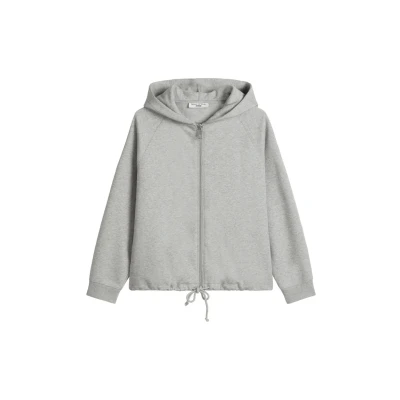 Abbildung von Marc O&#039;Polo Denim Sweatjacke, Damen, Größe: XXS, Stone melange