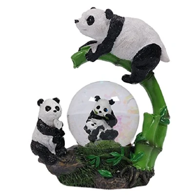 Abbildung von PIA International Glitzerkugel Pandas Schneekugel Tier Tiere Pandabären Pandabär Panda Schneekugeln