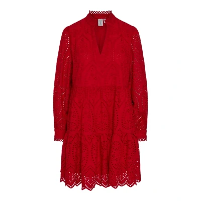 Abbildung von YAS Yasholi Dress Freizeitkleid, Damen, Größe: XS, Salsa