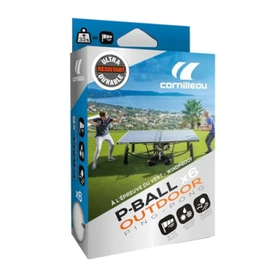 Abbildung von P BALL OUTDOOR Tischtennisbälle Ultradurable X6