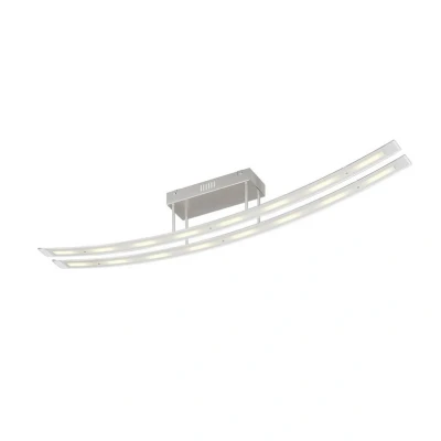 Abbildung von Lindby LED Deckenleuchte Jarda, Glas, 134 cm lang, dimmbar