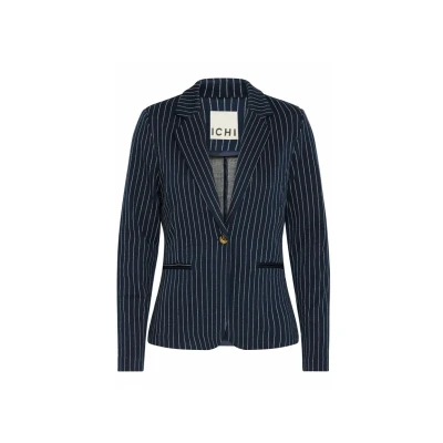 Abbildung von ICHI Ixkate Blazer, Damen, Größe: Large, Total eclipse c.dancer