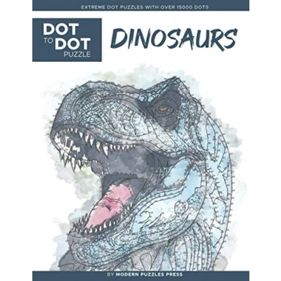 Abbildung von Dinosaurs Dot to Puzzle (Extreme Puzzles with over 15000 dots) by Modern Press: Extreme Books for Adults Challenges ... and color (Modern Books)