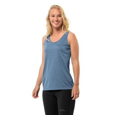Abbildung von Jack Wolfskin Crosstrail Top, Damen, Größe: Small, Elemental blue