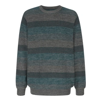 Abbildung von Babista LUNA Strickpullover, Herren, Größe: Medium, Grau gestreift
