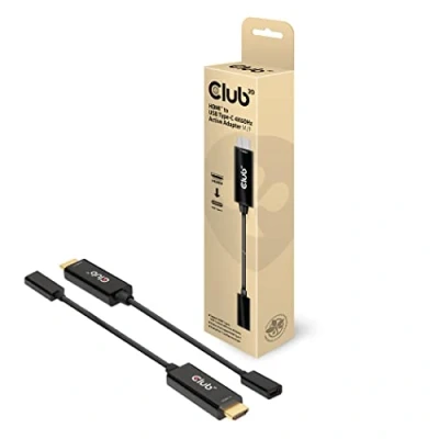 Abbildung von CLUB3D HDMI auf USB Typ C 4K60Hz aktiver Adapter St./B.