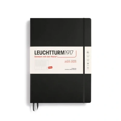Abbildung von LEUCHTTURM1917 370814 Akademischer Wochenplaner Master (A4+) 2025, 18 Monate (07.2024 12.2025), Hardcover, Schwarz, Englisch