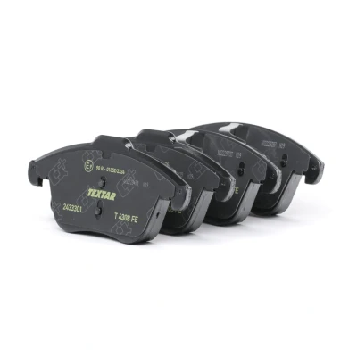 Abbildung von TEXTAR 2433301 Bremsbelagsatz mit integriertem Verschleißwarnkontakt VOLKSWAGEN: Sharan II, Tiguan I, SEAT: Alhambra AUDI: Q3