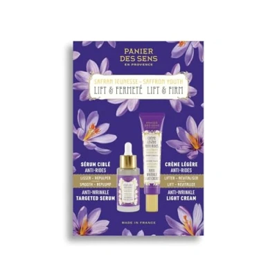Abbildung von Panier des Sens Hautpflege Set Anti Aging Routine Lift &amp; Straffung Leichte Creme Serum gegen Falten für Frauen Feuchtigkeitscreme das Gesicht und 30ml 50ml