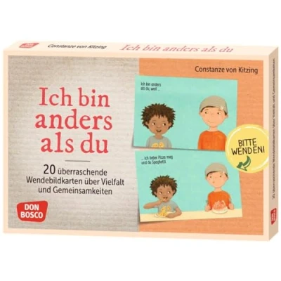 Abbildung von Ich bin anders als du wie du: 20 überraschende Wendebildkarten über Vielfalt und Gemeinsamkeiten: zu ... in Kindergarten Grundschule)