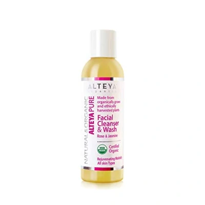 Abbildung von Alteya Bio Gesichtsreiniger und Waschlotion 150ml Rose Jasmin USDA Organic zertifiziert Biologisch abbaubar Rein Natürlich Vegan