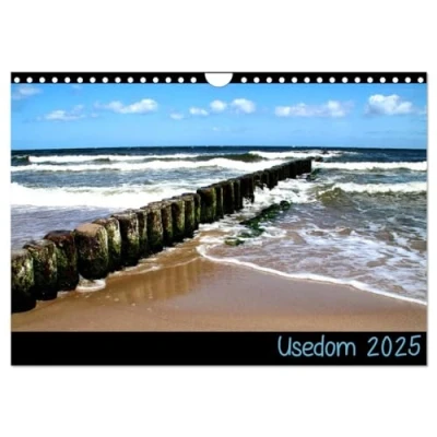 Abbildung von Usedom 2025 (Wandkalender DIN A4 quer), CALVENDO Monatskalender