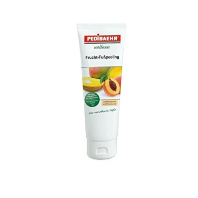 Abbildung von PEDIBAEHR Wellness Frucht Fußpeeling mit Mangobutter und Pfirsichkernöl, 125 ml