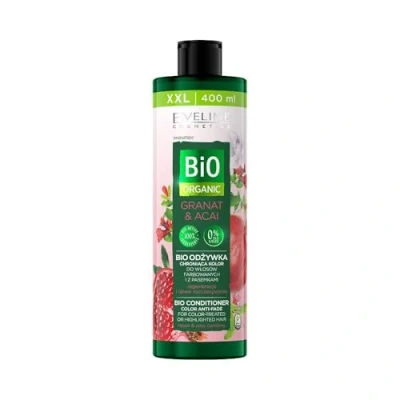 Abbildung von Eveline Cosmetics Bio Organic Conditioner schützt die Haarfarbe, 400 ml