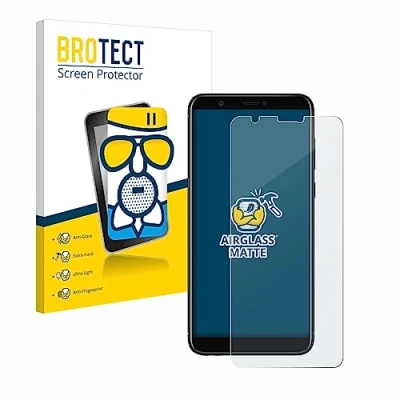 Abbildung von BROTECT Entspiegelungs Schutzglas für Huawei P smart 2018 Schutz Folie Panzerfolie Glas Matt [Extrem Kratzfest 9H, Anti Reflex, Fingerprint]