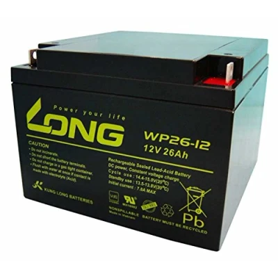 Abbildung von Bleiakku Batterie Kung Long WP26 12 12V 26Ah VDS AGM Blei Accu wartungsfrei