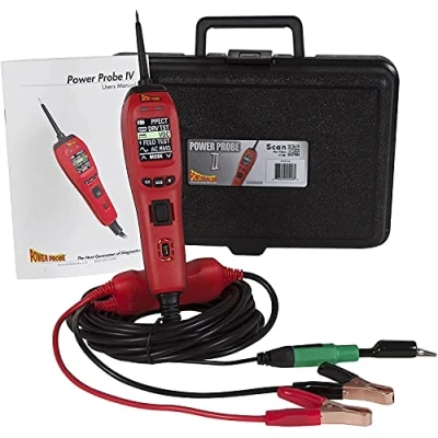 Abbildung von Power Probe IV Fortgeschrittener Diagnose und Stromkreistester für Fahrzeuge Einspritzdüsentest, AC/DC RMS Spannung, Peak Peak, Widerstand, Frequenz, Impulsmodulierter, sicherer ECU Test
