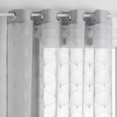 Abbildung von Atmosphera Gardine Mia Grau 140x240 cm