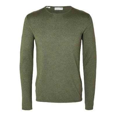 Abbildung von Selected Homme Slhrome LS CREW NECK B NOOS Strickpullover, Herren, Größe: XXL, Agave green