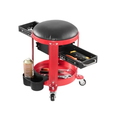 Abbildung von VEVOR Rollbarer Mechanikerhocker Verstellbarer Garagensitz mit Stauraum 136kg