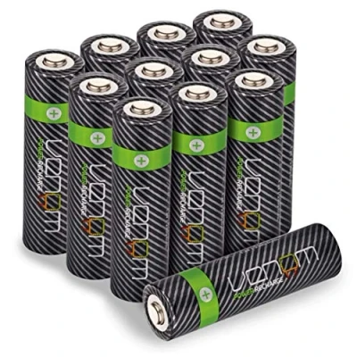 Abbildung von Venom Power Recharge AA Batterien, 2.100 mAh, hohe Kapazität, 12 Stück