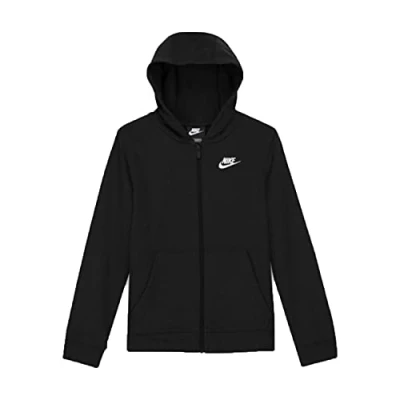 Abbildung von Nike Jungen Club Kapuzenpullover, Black/White, 8 9 Jahre