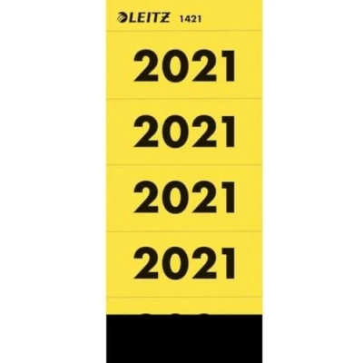 Abbildung von Leitz Inhaltsschild 2021 selbstklebend VE=100 Stück gelb