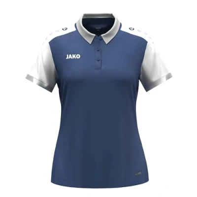 Abbildung von JAKO Damen Poloshirt Dynamic, Nachtblau/weiß/hellgrau, XL