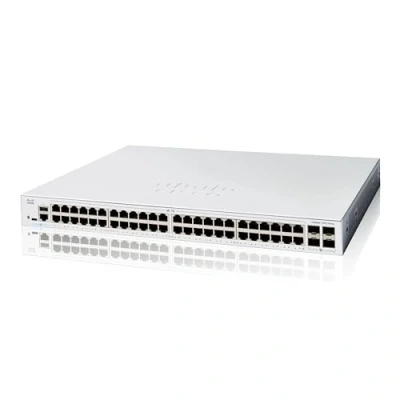 Abbildung von Cisco Catalyst 1200 48T 4G Smart Switch, 48 Port GE, 4 x 1 GE SFP, eingeschränkter Lebenszeitschutz (C1200 4G)