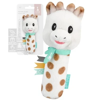 Abbildung von Sophie la Girafe Babyrassel Plüschglocken, 010333
