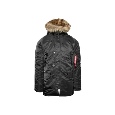 Abbildung von Alpha Industries Herren N3B VF 59 Winterjacke für Damen Mantel, Grau (Greyblack 136), X Large