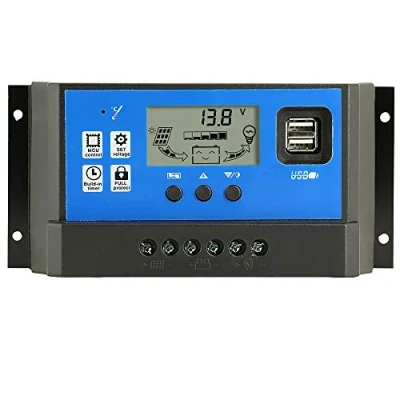 Abbildung von Y&amp;H 60A 12V/24V Solarpanel Laderegler Intelligenter Regler USB Port 5V Licht Timer Steuerung LCD Display