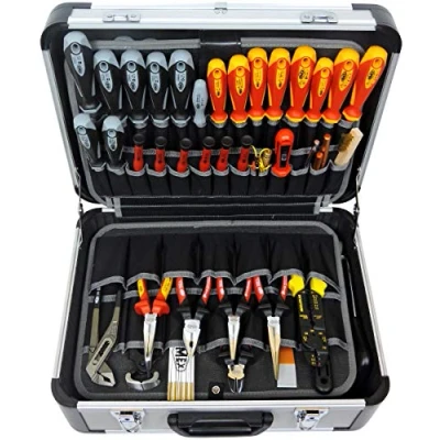 Abbildung von FAMEX Werkzeugkoffer 700 L, leer, Kapazität bis 30 kg, Aluminium