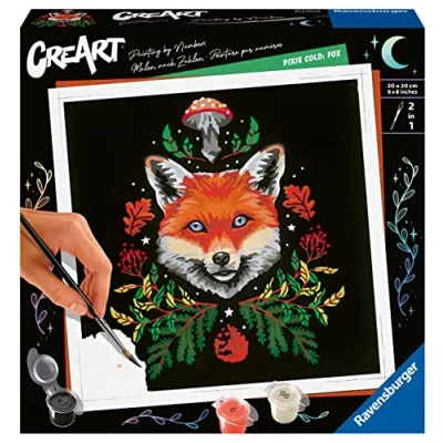 Abbildung von Ravensburger Malen nach Zahlen CreArt, Pixie Cold: Fox, Made in Europe