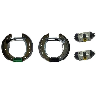 Abbildung von BREMBO K 68 073 Bremsensatz, Trommelbremse RENAULT: Twingo 2, CLIO 3, II Kasten / Schrägheck