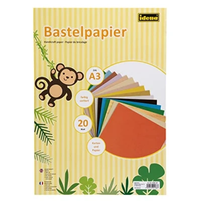 Abbildung von Idena 610050 Bastelmappe DIN A3, 20 Blatt
