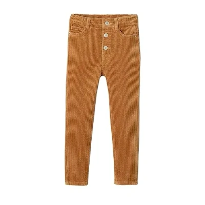 Abbildung von VERTBAUDET MorphologiK Mom Fit Hose mit schmalem Hüftumfang, beige, 12 Jahre