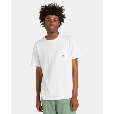 Abbildung von Element Basic Pocket Tshirt basic, Herren, Größe: Medium, Optic white