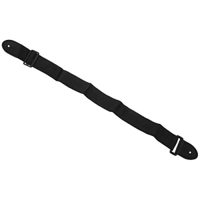 Abbildung von Joskeijky Gitarrengurt Plektren Akustische Ukulele Gitarre schwarz Strap Belt Adjustable Nylon Ends fuer Gitarren