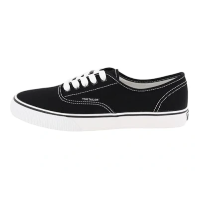 Abbildung von TOM Tailor Denim Sneaker low, Herren, Größe: 42, Black white Schuhe