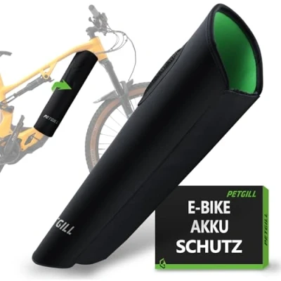 Abbildung von E Bike Akku Schutzhülle 30 43 cm Umfang Transportschutz Schutz vor Kälte Schmutz Erhöht Laufzeit und Lebensdauer universale Passform Bosch integriertes Zubehör Rahmenakku Fahrrad Abdeckung