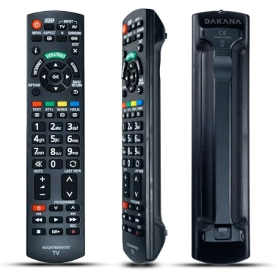 Abbildung von Dakana Fernbedienung für panasonic N2QAYB000752 tv vorkonfiguriert und sofort einsatzbereit